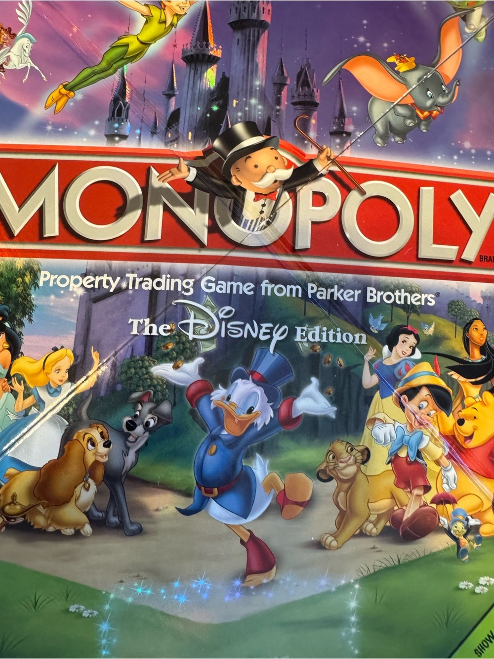 MONOPOLY The Disney Edition Board Game 2001 Collectible Disney Tokens